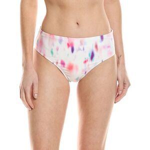 Change Of Scenery Womens  Classic Mid-Rise Bikini Bottom, White